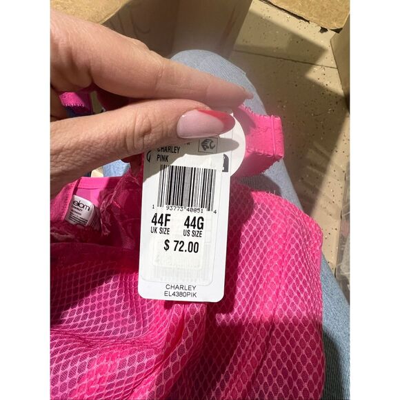 Elomi NWT CURVY Charley J-Hook Underwire Banded Plunge Bra 44G - Picture 4 of 4